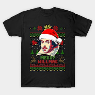 William Shakespeare Merry Willmas T-Shirt